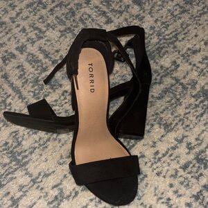 Torrid Black Strappy Heels